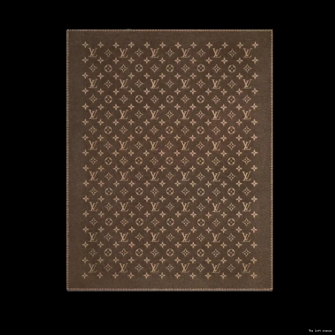 CUSTOM THROW LV BLANKET MONOGRAM 0624